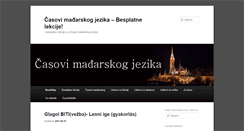 Desktop Screenshot of casovimadjarskog.com